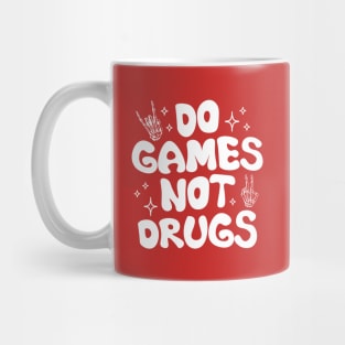 Skeleton Do Games Not Drugs Mug